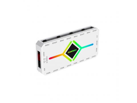 Контроллер подсветки Gamemax V4.0 ARGB+PWM HUB WH (12В)