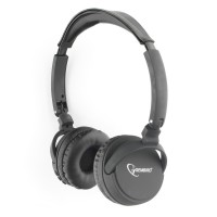 Гарнитура стерео беспров. Gembird BHS-100, чёрный, Bluetooth v.5.0, складная