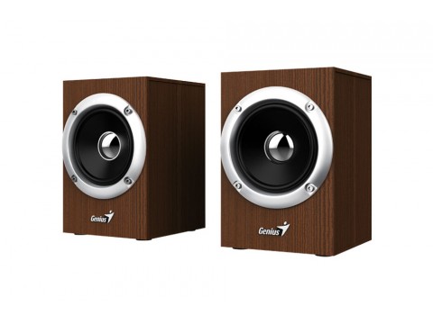 Колонки Genius SP-HF280 Wood,  3W x 2, 4ОМ, 100Hz-20KHz, 1,2 м, 3,5мм 31730028400