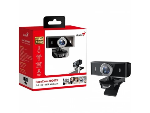 Веб-камера Genius FaceCam 2000X2 1920x1080, Full HD 1080p, 2MП,MIC 32200008400