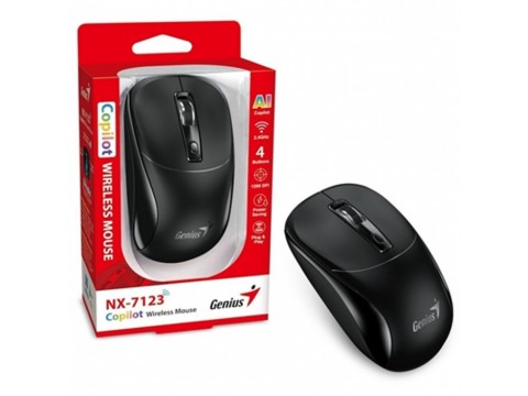 Беспроводная мышь Genius NX-7123 Black 2.4Ghz/1200dpi/Copilot/31030043400