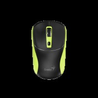 Беспроводная мышь Genius NX-7123 BLK+Green 2.4Ghz/1200dpi/Copilot/31030043403