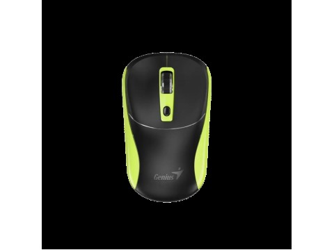 Беспроводная мышь Genius NX-7123 BLK+Green 2.4Ghz/1200dpi/Copilot/31030043403