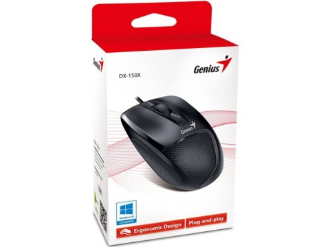 Мышка Genius RS2,DX-150X,USB,BLACK,G5 31010231100