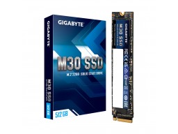 Твердотельный накопитель SSD 512 Gb PCIe 3.0 GIGABYTE, GP-GM30512G-G, NVMe, M.2 2280, 3D TLC