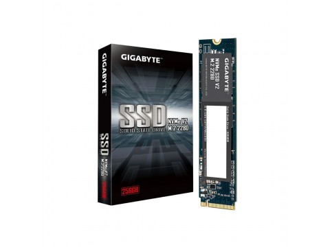 Твердотельный накопитель SSD 256 Gb PCI-E 3.0 GIGABYTE G3NVMEV2256G, M.2 2280, NVMe 1.4, R3200/W1200
