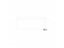 Запчасть к клавиатуре верхняя панель Glorious GMMK Pro Top Frame E-White (GLO-ACC-P75-TF-EW)