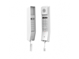 Grandstream GHP610, White Compact Hotel IP Phones, 2 lines, 2 SIP accounts, One 10/100 Mbsps Ethernet ports, PoE, No PSU included