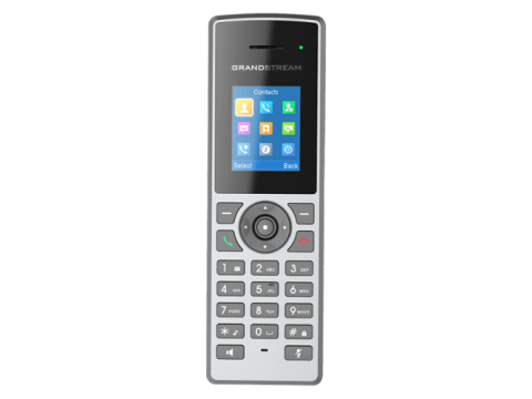 Grandstream DP722, Wireless DECT Phone, 5 Phones per BS, Colour Display, With cgarger and Power Supply