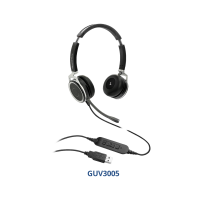 Grandstream GUV3005, HD USB Headsets with Noise Canceling Mic