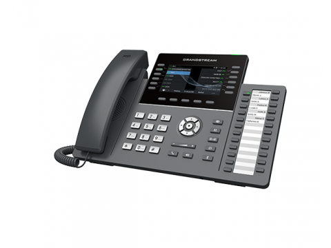 Grandstream GRP2636, 6 SIP accounts, 12 lines, 4,3 inch (480 x 272) capacitive touch screen TFT LCD, 6+6 configurable Virtual Programmable Keys per