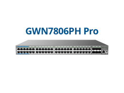 Grandstream GWN7806PL Pro, Layer 2++ Managed Network switch, 48x Gb RJ45 PoE