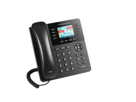 Grandstream GXP2135, 8-line, Enterprise HD IP Phone, Bluetooth, 320x240 TFT color LCD, dual GigE ports with 802.3af PoE, (with power supply)