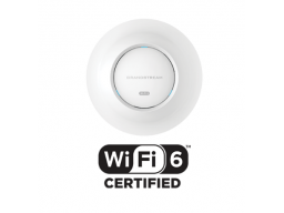 Grandstream GWN7660E, Indoor AX3000 Wi-Fi 6 Access Point, 2x2:2 2.4G, 3x3:2 5G, 1x GbE, PoE, up to 175m coverage, up to 256 wireless clients, 3Gbps aggregate wireless throughput, 50 AP local controlle