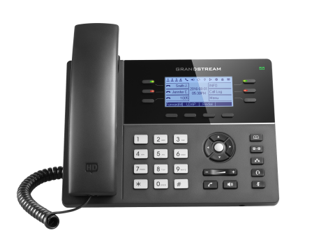 Grandstream GXP1760, Mid Range HD IP Phone, 6  line keys, 3 SIP accounts, 24 Programmable BLF/speed dial keys, HD (with power supply)