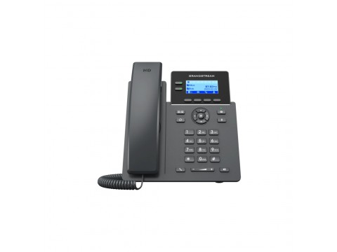 Grandstream GRP2602G, Carrier-Grade IP Phones, 2 lines, 4 SIP accounts, Dual 10/100/1000 Mbsps Ethernet ports, PoE, HD audio (With PSU)