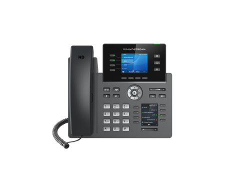 Grandstream GRP2614, Carrier-Grade IP Phones, 4  line keys, 4 SIP accounts, 24 Digital BLF and Speed Dial keys, HD (with power supply)