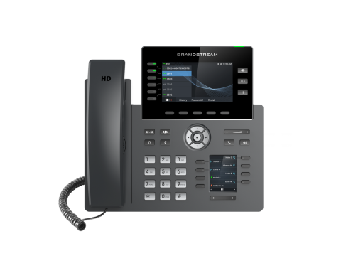 Grandstream GRP2616, Carrier-Grade IP Phones, 6  line keys, 6 SIP accounts, 48 Digital BLF and Speed Dial keys, HD (with power supply)