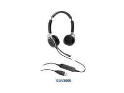 Grandstream GUV3005, HD USB Headsets with Noise Canceling Mic