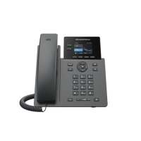 Grandstream GRP2610P, Professional P Phone, 2 SIP accounts, 2 lines, 2x Ethernet 10/100 PoE, 320x240 (2.4") color LCD, 8 virtual BLF keys, no PSU