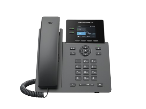 Grandstream GRP2610P, Professional P Phone, 2 SIP accounts, 2 lines, 2x Ethernet 10/100 PoE, 320x240 (2.4") color LCD, 8 virtual BLF keys, no PSU