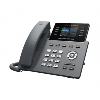 Grandstream GRP2624, Carrier-Grade IP Phones, 8  line keys, 4 SIP accounts, Gigabit Ethernet ports, PoE, HD (with power supply)