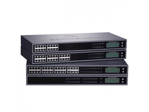 Grandstream GXW4224, 24 x RJ11 FXS ports and 1 x 50-pin Telco connector, 1 x 10M/100/1000 Mbps auto-sensing RJ45 port, G.711, G. 723, G.726