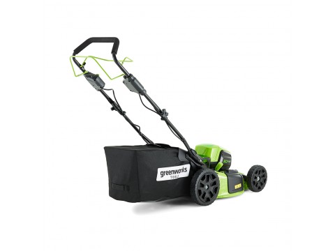 Газонокосилка аккумуляторная Greenworks 2502907UB 60V 46 см самоходная бесщеточная c 1хАКБ 4Ач и ЗУ