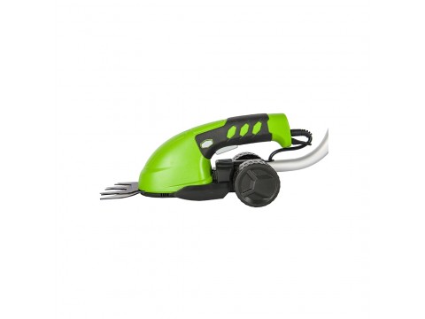Садовые ножницы аккумуляторные Greenworks 3,6V со встроенным аккумулятором 2Aч и телескоп. ручкой