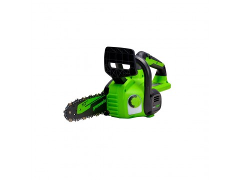 Цепная пила аккумуляторная Greenworks G24CS25K4 24V 25см c АКБ 4Ач и ЗУ