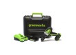 Дрель-шуруповерт аккумуляторная Greenworks 3704107UA, 24V, c 1хАКБ 2 Ач и ЗУ в кейсе