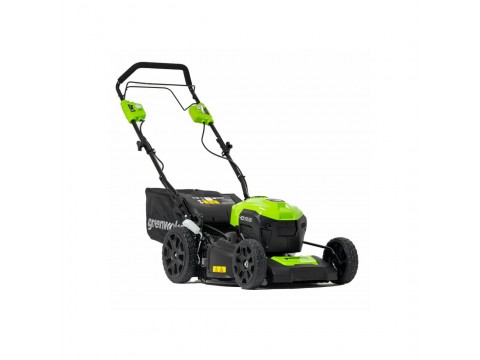Газонокосилка аккумуляторная Greenworks 40V 46 см бесщеточная самоходная c 1хАКБ 4 Ач и ЗУ