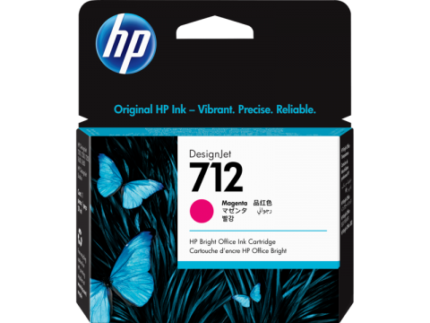 Струйный картридж HP 712 для HP DesignJet, 29 мл, пурпурный (3ED68A)