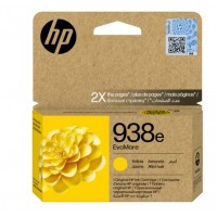 HP 4S6Y1PE 938e EvoMore Yellow Original Ink Cartridge  for OfficeJet Pro 9730/9720, up to 1650 pages.
