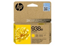HP 4S6Y1PE 938e EvoMore Yellow Original Ink Cartridge  for OfficeJet Pro 9730/9720, up to 1650 pages.