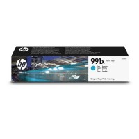 HP M0J90AE 991X Cyan Original PageWide Cartridge for Pro772dn/777z/750dw, up to 16000 pages