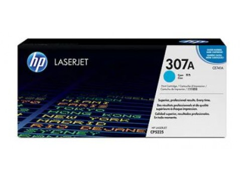 HP 307A, Оригинальный лазерный картридж HP LaserJet, Голубой