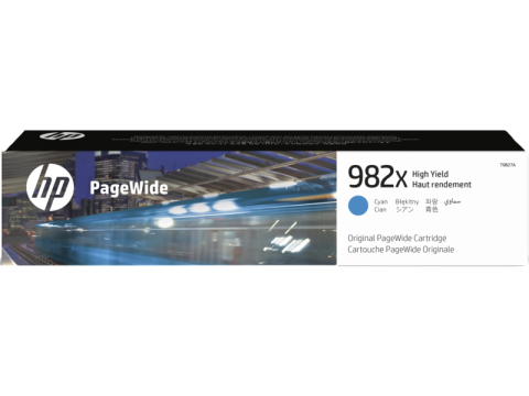 HP PageWide увеличенной емкости, голубой (T0B27A)