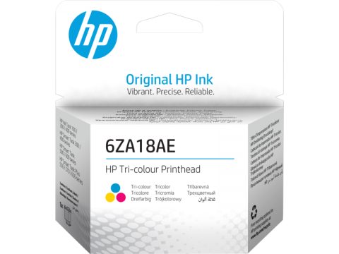 Печатающая головка HP 6ZA18AE, трехцветная (6ZA18AE)