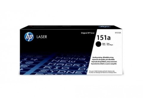 HP W1510A 151A Black LaserJet Toner Cartridge for LaserJet Pro, 3050 pages