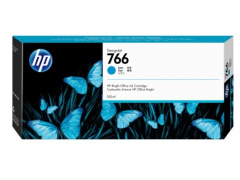 Картридж HP 766 300-ml Cyan DesignJet Ink Cartridge (P2V89A)
