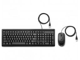 Проводные клавиатура и мышь HP 160 (6HD76AA)