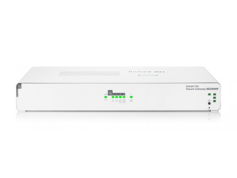 Шлюз HPE Networking Instant On Secure Gateway 5-port SmartRate 2.5G PoE+ 64W SG2505P EU en (S0G34AABB)