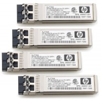 Трансивер HPE MSA 10 Гбит/с, iSCSI, SFP+, коротковолновый, 4 шт./уп (для MSA2050/2052) (Q1J00A, Q1J01A, Q1J02A, Q1J03A) (C8R25B)