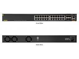 Коммутатор HPE Aruba Networking CX 6200F 24G Class 4 PoE 4SFP+ 370W Switch (JL725B)