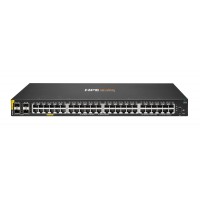 Коммутатор HPE Aruba Networking CX 6000 48p 10M/100M/1G Class4 PoE 4p SFP 1G 370W Switch (R8N85B#ABB)