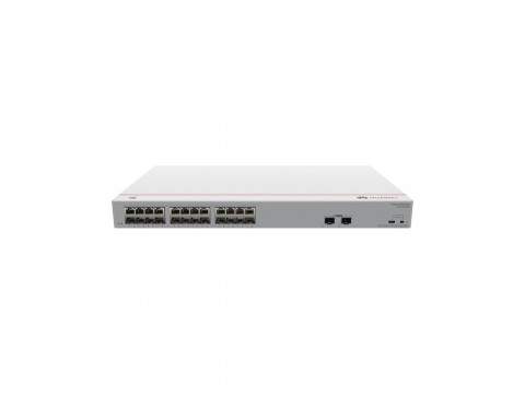 Неуправляемый коммутатор / S110-24LP2SR / 24-port Gigabit PoE+ / 2 GE SFP Uplink Ports / 24 x 10/100/1000BASE-T Downlink Ports / PoE Power: 124W / IP20 Protection