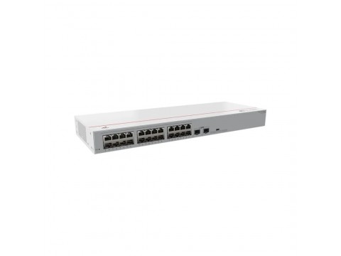 Коммутатор Huawei eKitEngine S110-24T2SR / 24 Port Gigabit Unmanaged Switch / 24 x 10/100/1000BASE-T / 2 x GE SFP / MAC Address Table 8K / IP20 Protection