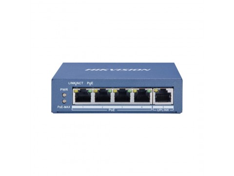 Коммутатор Hikvision DS-3E0505P-E