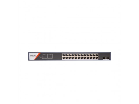 Коммутатор Hikvision DS-3E1526P-SI-24P2F